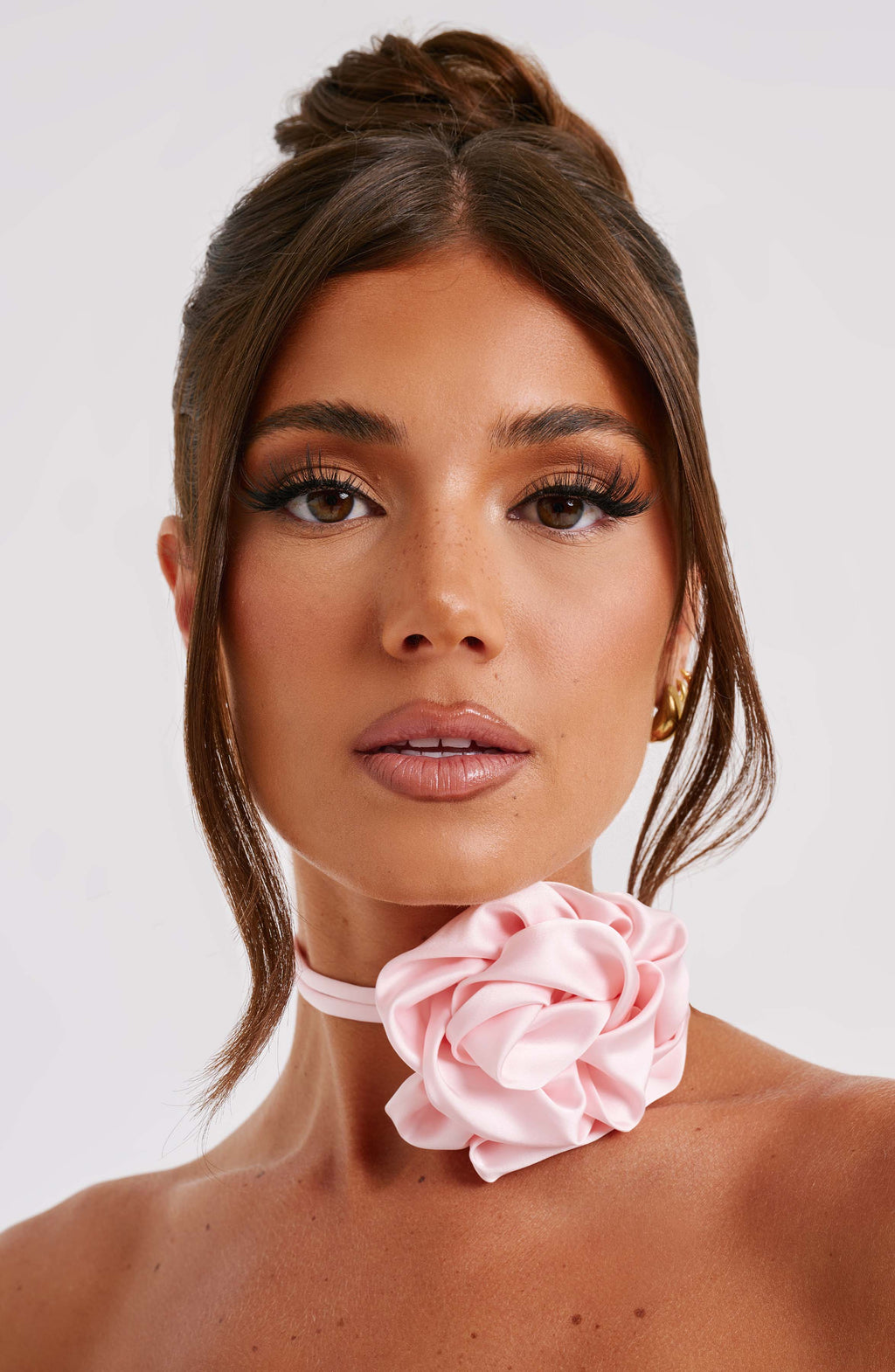 עניבת Blossom - ורוד בהיר — תמונה 4 מתוך 5